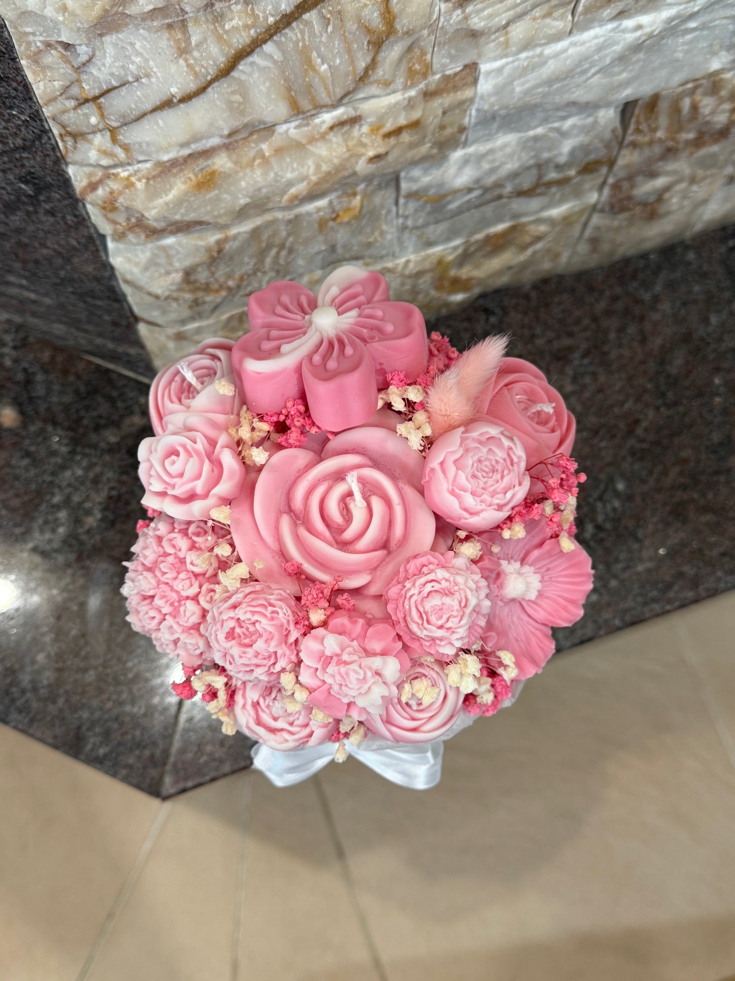 Sójový kvetinový box Camilia