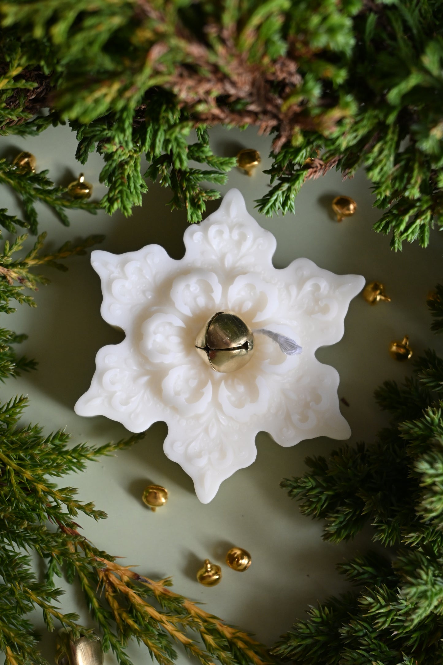 Snehová vločka so zvončekom