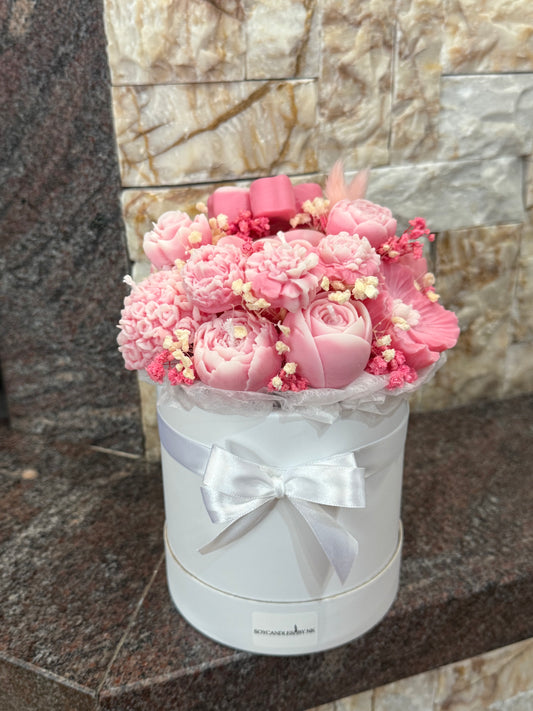 Sójový kvetinový box Camilia