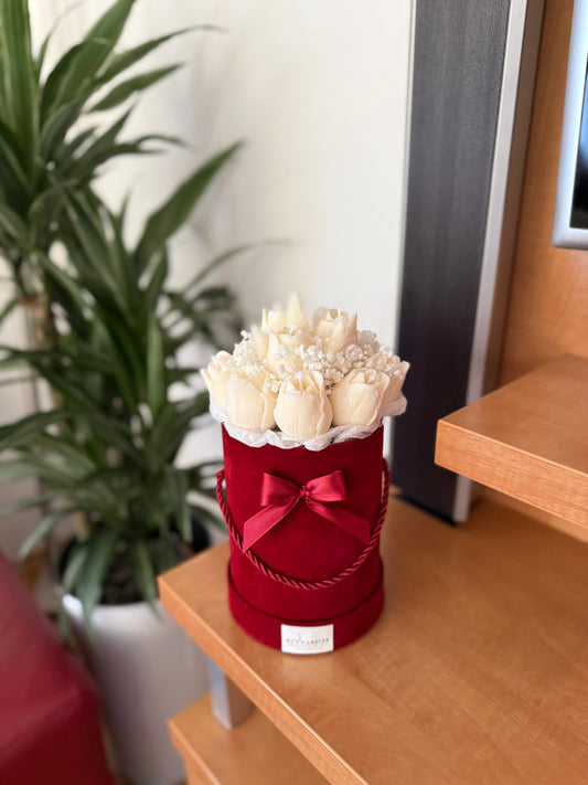 Kvetinový box Valentín